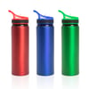 Pure Aluminum Drinking Bottle - 750ml with Lid and Carabiner
