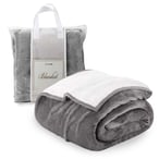 Double Sherpa Blanket with Thick Fabric - Nepal