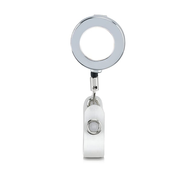 מחזיק תג עובד יוקרתי עם שרוך קפיצי