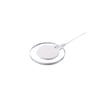 Round Wireless Charging Pad for Mobiles with USB Cable