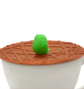מכסה סיליקון לציפורים לכוסות