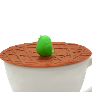 מכסה סיליקון לציפורים לכוסות