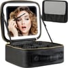 Smart Makeup Bag with Mirror and LED Light by BLAUPUNKT