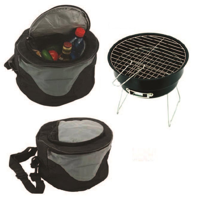 מנגל מתקפל עם תיק צידנית - רוגע בקמפינג