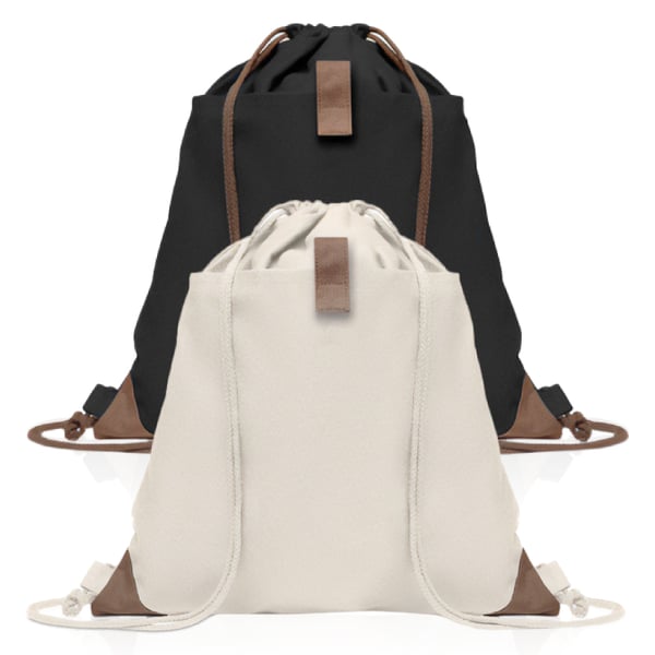 Santorini Canvas Drawstring Bag - Spacious and Durable