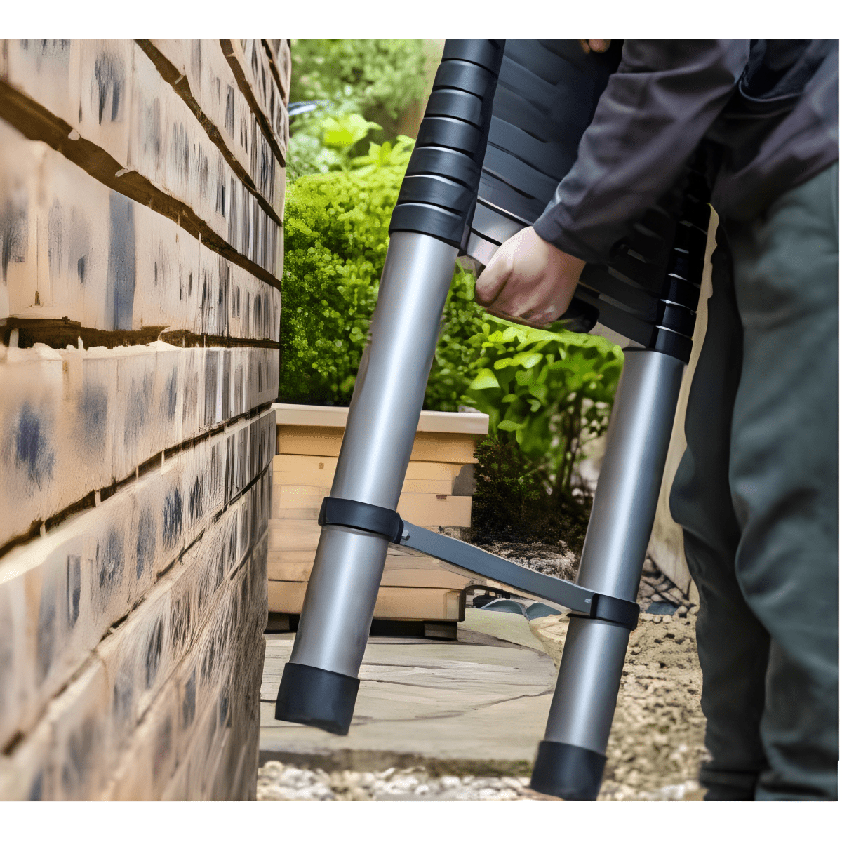 סולם טלסקופי 3.8 מטר מבית GPT