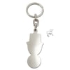 Hamsa Keychain with Shopping Cart Opener
