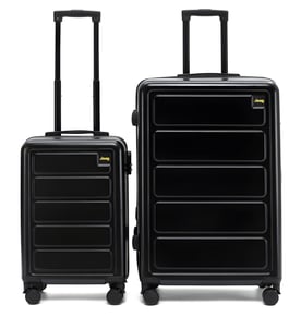 סט מזוודות סיאטל 20" ו-28" מבית JEEP - עיצוב איכותי ועמידות