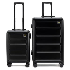 סט מזוודות סיאטל 20" ו-28" מבית JEEP - עיצוב איכותי ועמידות