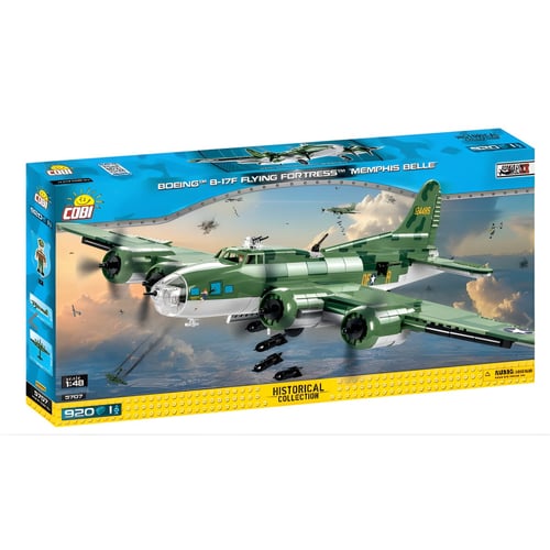 משחק הרכבה יצירתי דגם מטוס מפציץ בואינג B-17F ממפיס