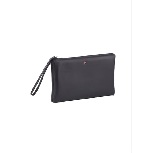 תיק עסקים מעור איטלקי עם רוכסן נירוסטה POLOSWISS