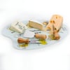 Premium Cheese Knife Set with Designer Glass Board by TOOLS