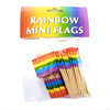 Package of 50 Toothpicks with Stunning Rainbow Design