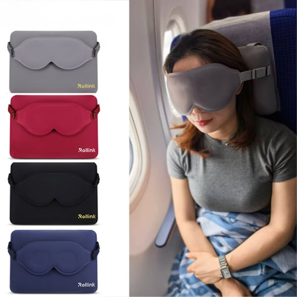Rollink Ergonomic Visco Travel Pillow | Ultimate Comfort - Premium Branded Gift