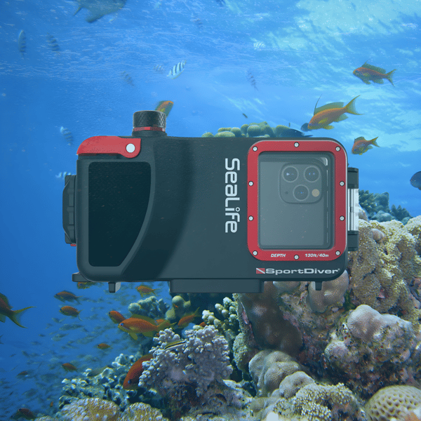מארז תת-ימי מקצועי לפלאפון iPhone SL400 מהמותג SeaLife