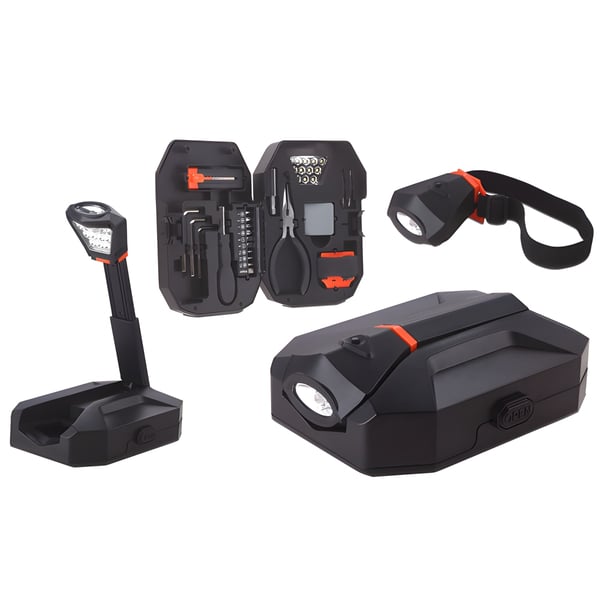 Multipurpose Tank Tool Set with Adjustable Headlamp