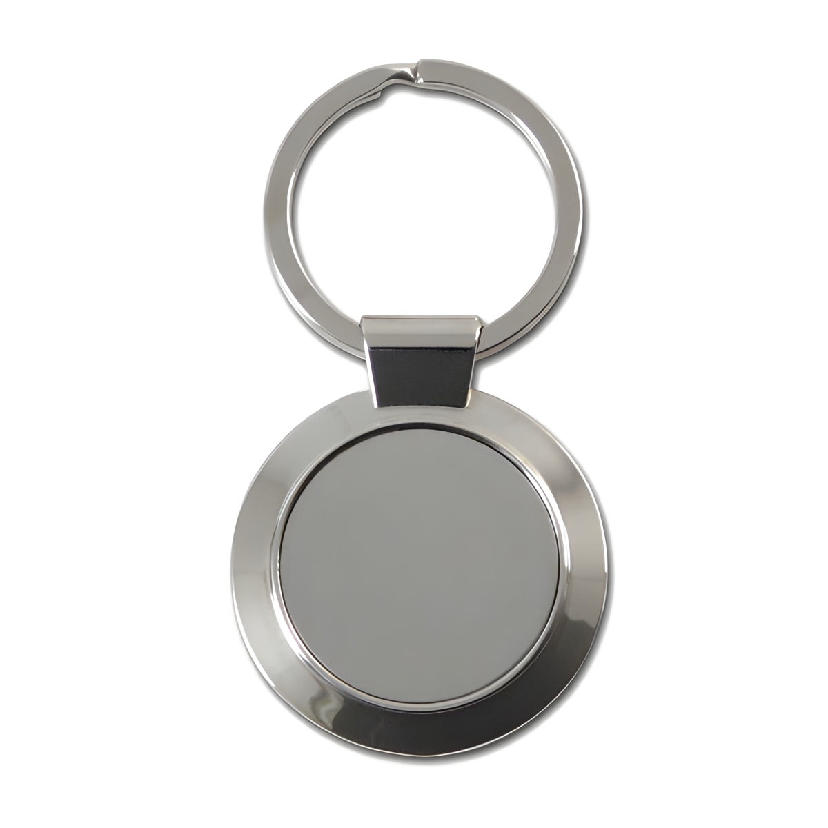 מחזיק מפתחות עגול ממתכת באריזת מתנה