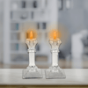 Pair of Crystal Candle Holders – Luxurious Home Decor