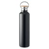 Premium Stainless Steel Insulated Flask with Bamboo Lid