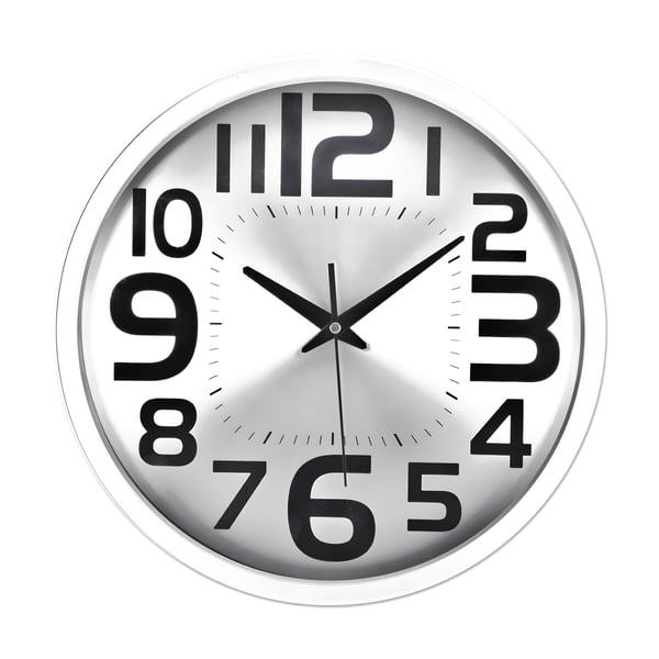 Precise and Silent Metal Wall Clock ø14