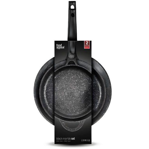 סט סירים מזנון בשחור עם עיצוב שיש - המתנה האידיאלית