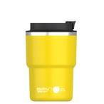 ספל תרמי מנירוסטה עם ציפוי קרמי פנימי ומכסה Anti Spill - 360 מ"ל ASOBU