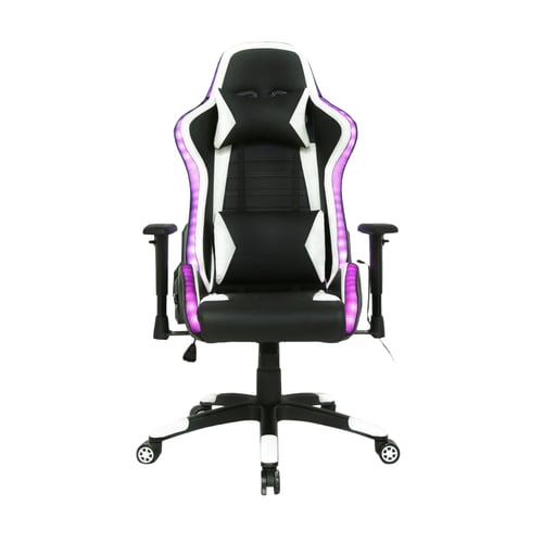 כסא גיימרים מעוצב עם תאורת לד שליטה