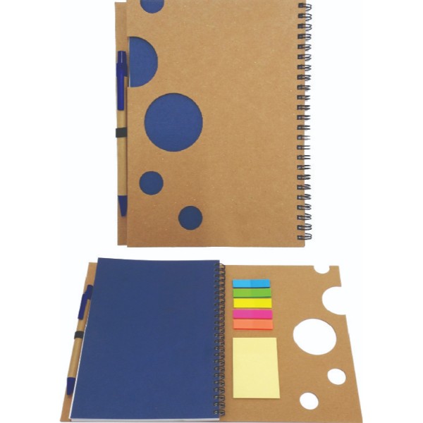 Recycled A5 Notebook with Flags - Quality Corporate Gift