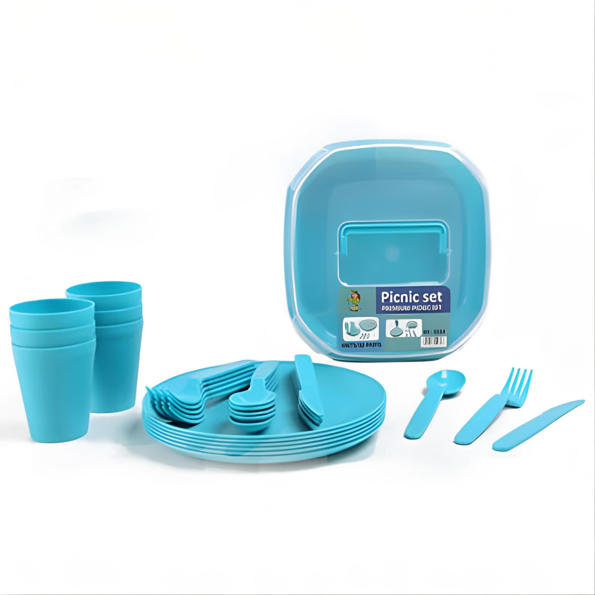 ערכת פיקניק רב פעמית לכל המשפחה - 6 סועדים
