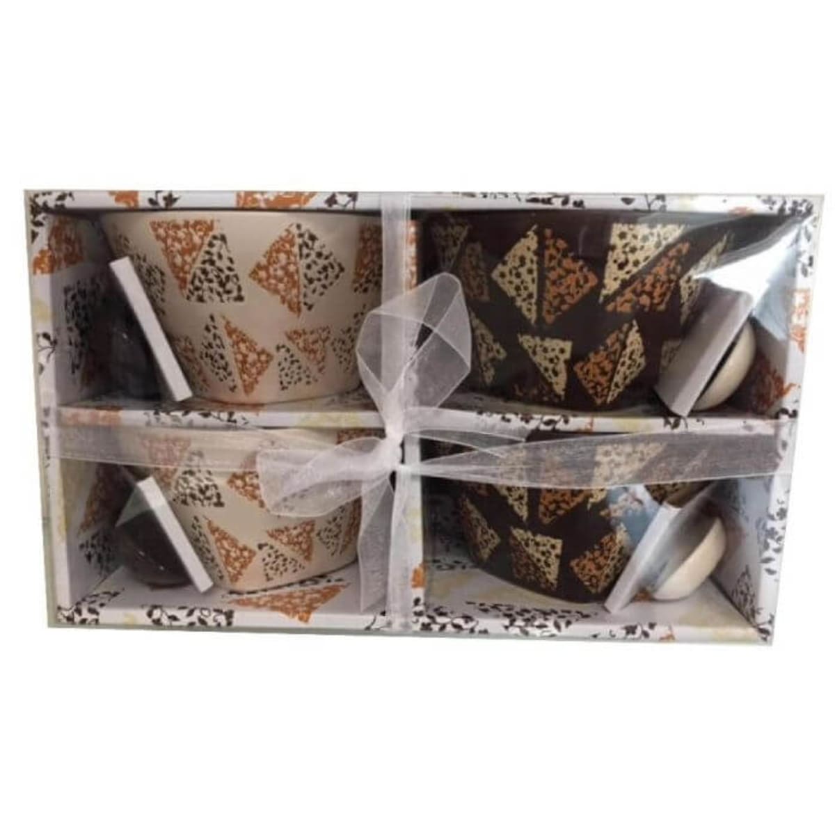 סט קערות פורצלן אלגנטי - מתנה יוקרתית