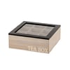 9-Compartment Tea Box in Various Colors