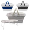 Foldable Stalbet Cooler with Removable Serving Table
