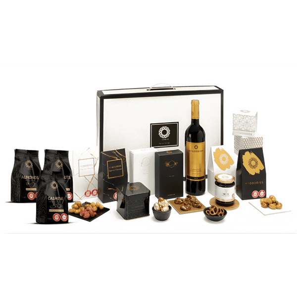 מארז גלקסי מהודר כולל יין ושוקולדים מפנקים