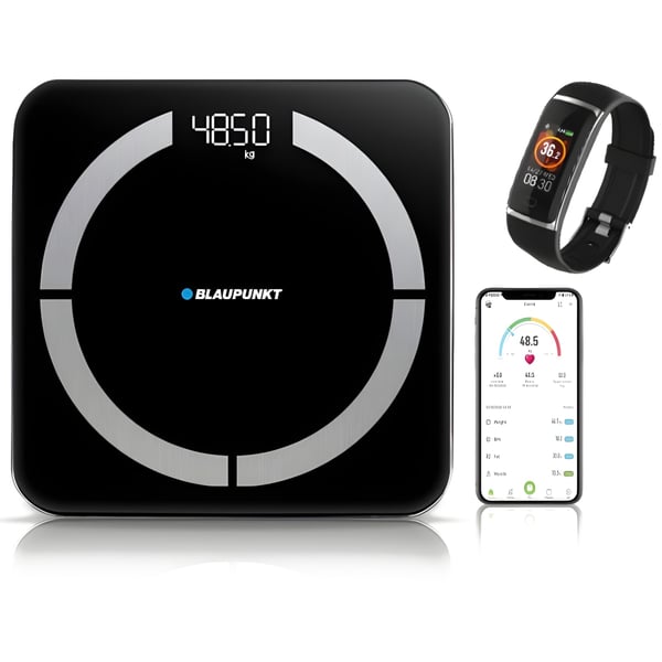 סט כושר חכם Blaupunkt: משקל וצמיד ספורט