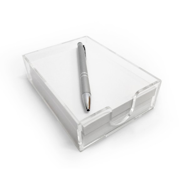 Transparent Memo Box - Elegant Corporate Gift