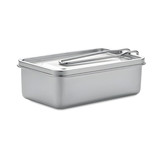 Stainless Steel Lunchbox with Removable Locking Handle