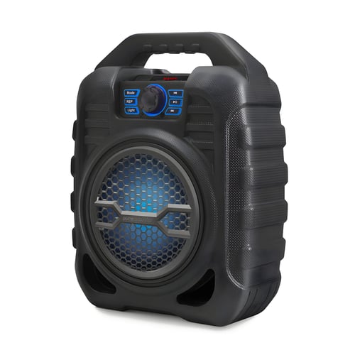 רמקול קריוקי נייד בלוטוס 25W עם תאורת דיסקו ומיקרופון