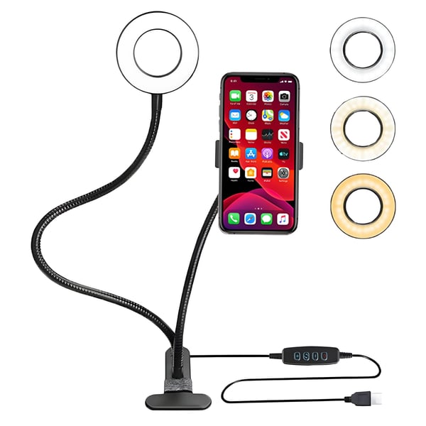 Professional Ring Light for Photography with Adjustable LED