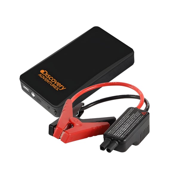 בוסטר התנעה לרכב עם סוללת גיבוי 8000mAh של Discovery