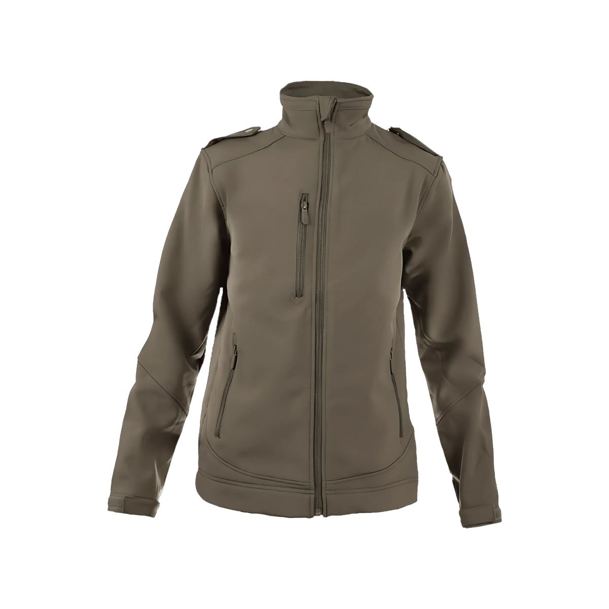 מעיל סופטשל איכותי בצבעים זית ושחור