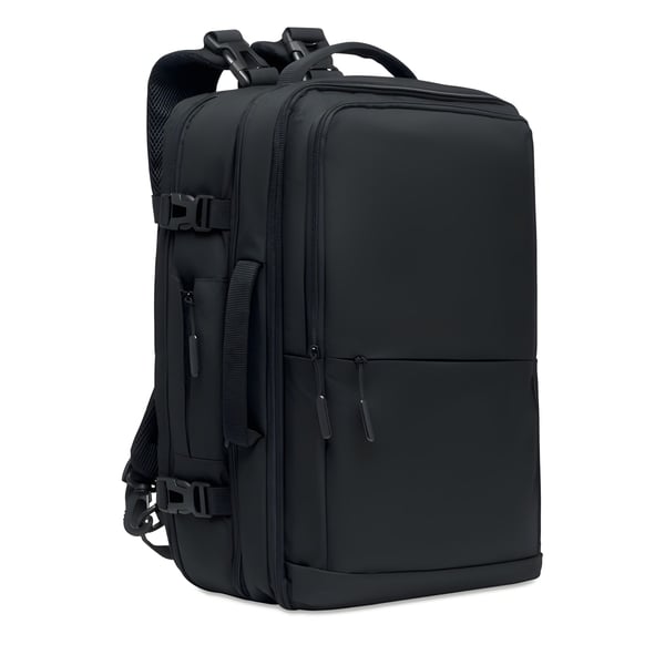 Modular Travel Tech Backpack with 600D RPET Polyester