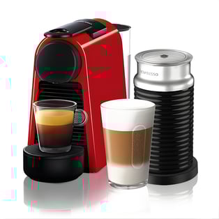 ESSENZA MINI Coffee Machine with Milk Frother and Mug Set