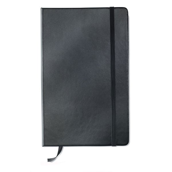 A5 Notebook with Durable Recycled PU Leather Cover