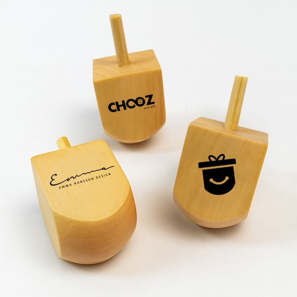 Wooden Dreidel - Exciting Corporate Gift