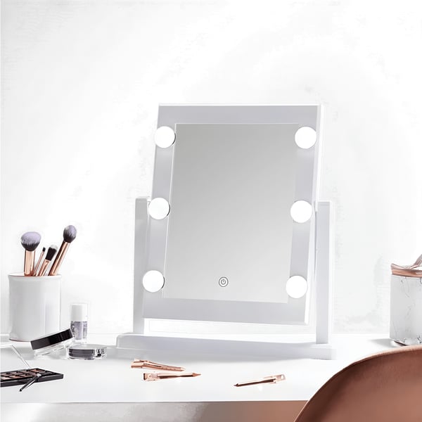 מראת איפור ניידת עם תאורת LED דגם HH-097