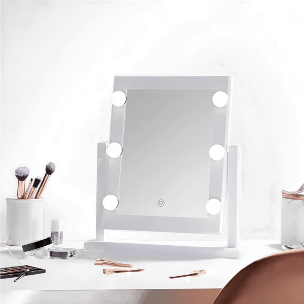 מראת איפור ניידת עם תאורת LED דגם HH-097