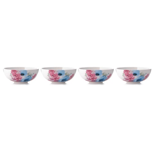 Set of 4 Artistic Watercolor Bowls by Naaman