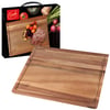 Premium Acacia Wood Cutting Board with Sloped Edges
