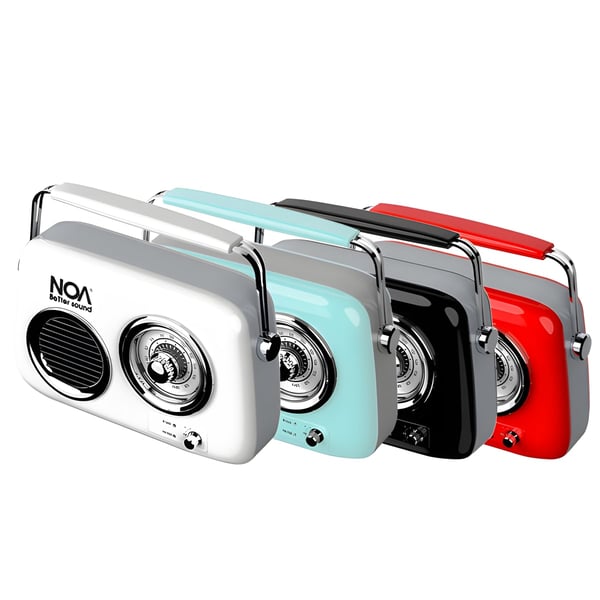 Retro Style Bluetooth Radio with Speaker by NOA