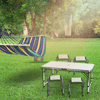 Perfect Camping Set: Double Hammock and Table with Chairs